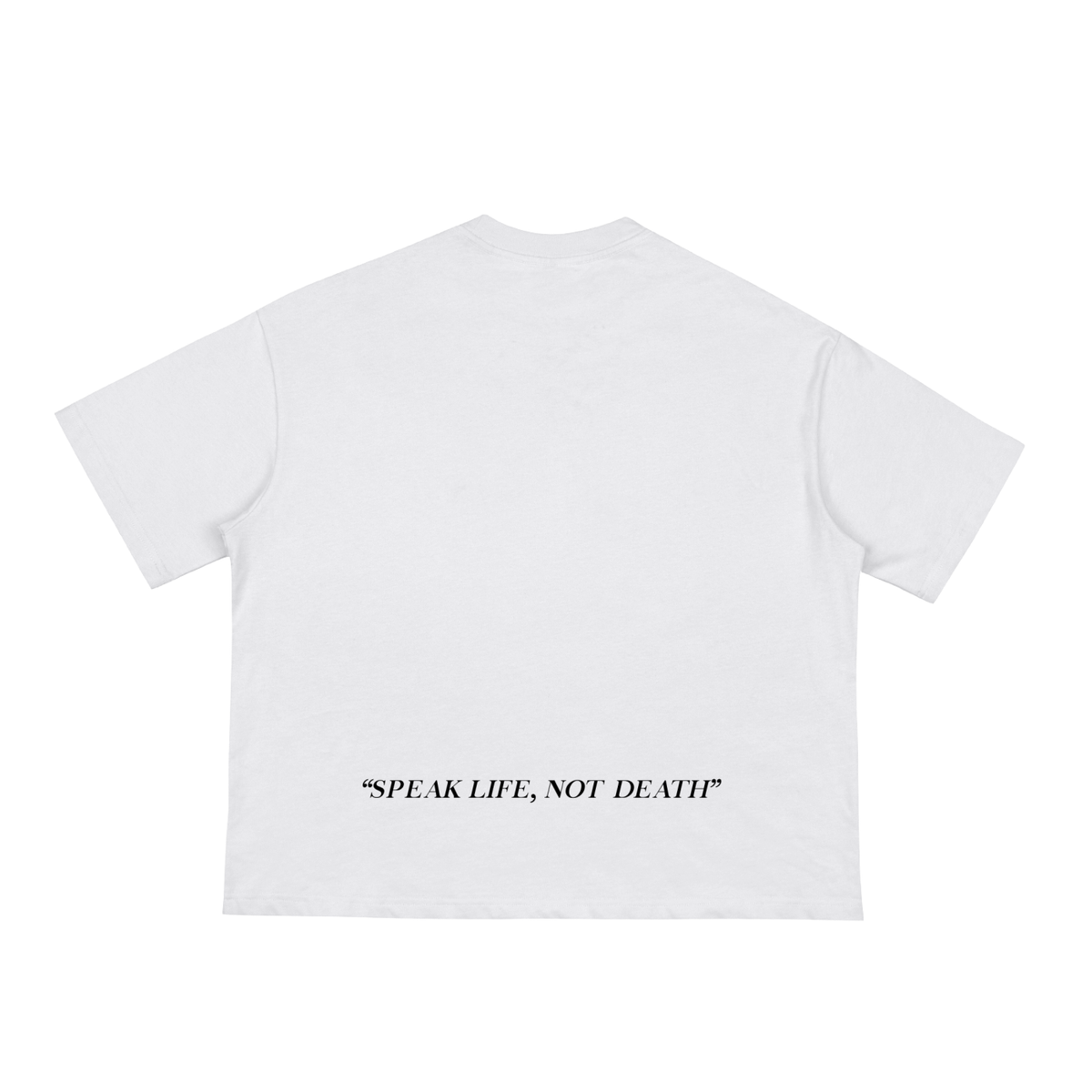 "Speak Life Not Death" Loose Boxy Tee